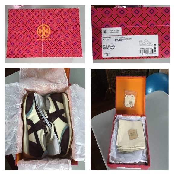 TORY BURCH HANK SNEAKERS W/BOX - Picture 10 of 16